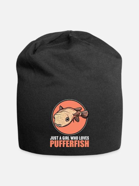Kugelfische Kugelfisch - Jersey-Beanie - Schwarz
