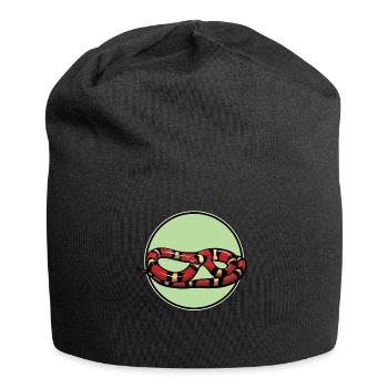 Coral snakes Coral snake - Jersey Beanie - black - Front