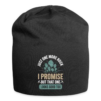 Géologie Roche - Bonnet en jersey - noir - Devant