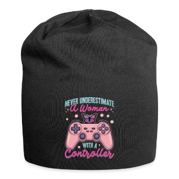 Gamer Gaming Controller Jeu Vidéo - Bonnet en jersey - noir - Devant