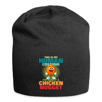 Nugget de poulet - Bonnet en jersey - noir - Devant
