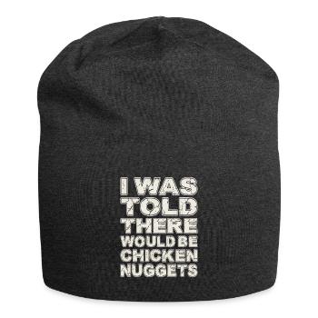Chicken Nugget - Jersey Beanie - charcoal grey - Front