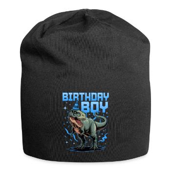 Dinosaur T-Rex kids - Jersey Beanie - black - Front