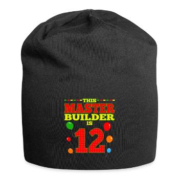 Master Builder 12 Years Old Block Building 12th - Jersey-Beanie - Schwarz - Vorne
