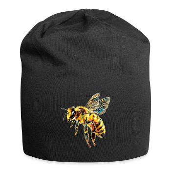 abeilles apiculteur miel apiculteur abeilles abeille mignonne - Bonnet en jersey - noir - Devant