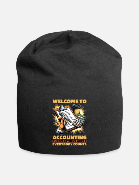 Comptabilité Bienvenue à la comptabilité Le comptable - Bonnet en jersey - noir