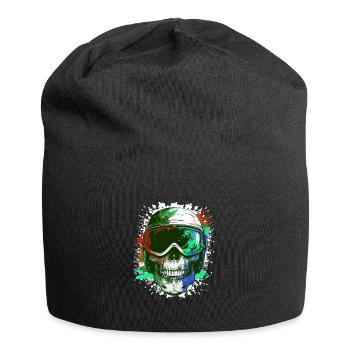 Ski Skull Lunettes de ski - Bonnet en jersey - noir - Devant