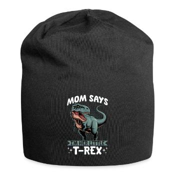 Dinosaur T-Rex kids - Jersey-Beanie - Schwarz - Vorne