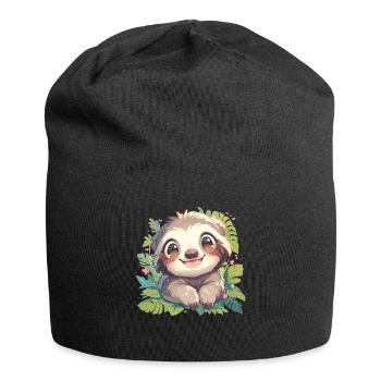 Paresseux Paresseux - Bonnet en jersey - noir - Devant