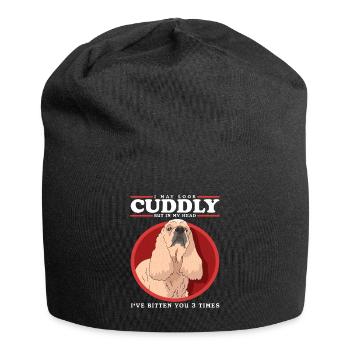 Cocker américain Propriétaire d’un chien - Bonnet en jersey - noir - Devant