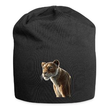 Lioness Lioness Mom Lioness Lionesses Mom Wild Lions - Jersey Beanie - black - Front