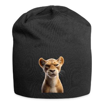 Lioness Lioness Mom Lioness Lionesses Mom Wild Lions - Jersey Beanie - black - Front