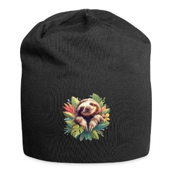 Faultiere Faultier - Jersey-Beanie - Schwarz - Vorne