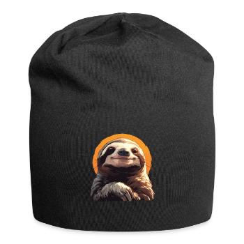 Paresseux Paresseux - Bonnet en jersey - noir - Devant