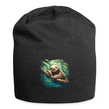 Paresseux Paresseux - Bonnet en jersey - noir - Devant