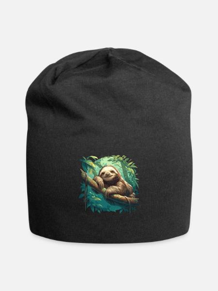 Faultiere Faultier - Jersey-Beanie - Schwarz