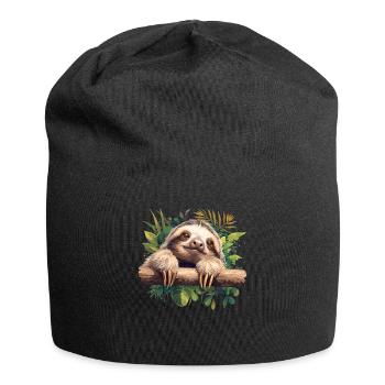 Faultiere Faultier - Jersey-Beanie - Schwarz - Vorne
