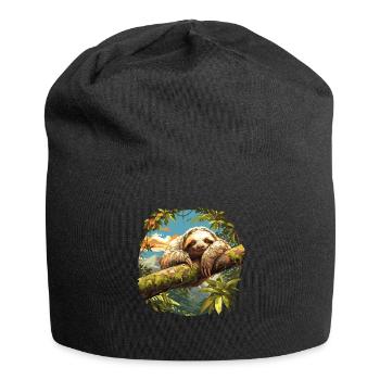 Faultiere Faultier - Jersey-Beanie - Schwarz - Vorne