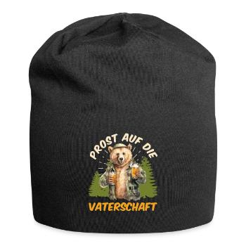 Bald Papa PROST AUF DIE VATERSCHAFT Lustig - Jersey-Beanie - Schwarz - Vorne