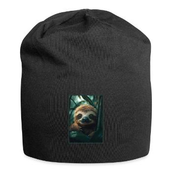 Faultiere Faultier - Jersey-Beanie - Schwarz - Vorne