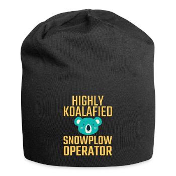Snowplow Operator Koalafied - Jersey Beanie - black - Front