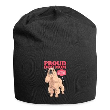 Cocker américain Spaniel Maman Cadeau - Bonnet en jersey - noir - Devant