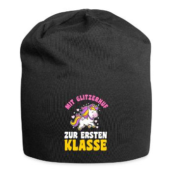 Kindergarten Graduates School Enrollment Horses Schoolchild - Jersey Beanie - black - Front