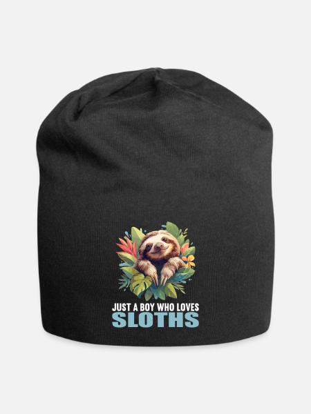 Faultiere Faultier - Jersey-Beanie - Schwarz