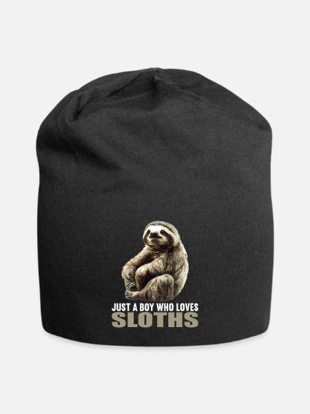 Faultiere Faultier - Jersey-Beanie - Schwarz