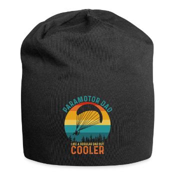 Paramotor Dad Like a Regular Dad But Cooler - Jersey Beanie - black - Front
