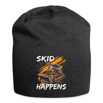Skid steer loader enthusiasts - Jersey Beanie - black - Front