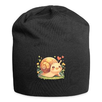 Escargots Escargot - Bonnet en jersey - noir - Devant