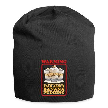 Banana Pudding Banana Pudding Gifts - Jersey Beanie - black - Front