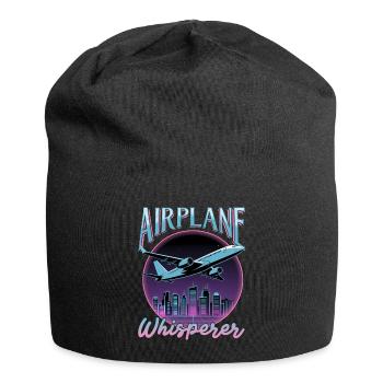 Avion Enfants Voyage Pilote Tout-petit - Bonnet en jersey - noir - Devant