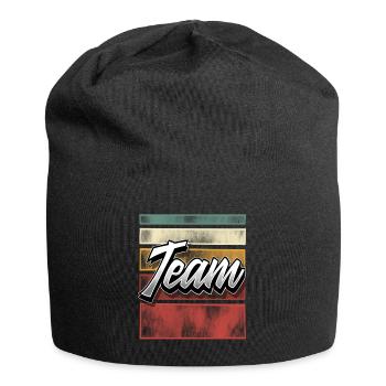 Équipe - Bonnet en jersey - noir - Devant