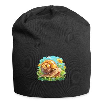 Escargots Escargot - Bonnet en jersey - noir - Devant