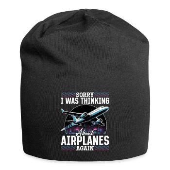 Avion Enfants Voyage Pilote Tout-petit - Bonnet en jersey - noir - Devant