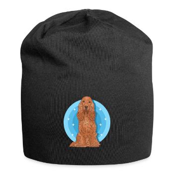 Cocker Spaniel Cocker Spaniel Dog Gift - Jersey Beanie - black - Front