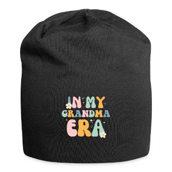 In My Grandma Era – Retro Vibes & Cozy Love - Jersey-Beanie - Schwarz - Vorne