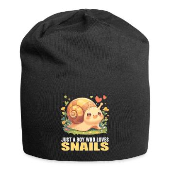 Escargots Escargot - Bonnet en jersey - noir - Devant