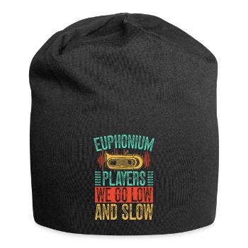 Euphonium We Go Low & Slow Baritone Marching Band - Jersey-Beanie - Schwarz - Vorne