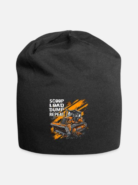 Liebhaber von Kompaktladern - Jersey-Beanie - Schwarz