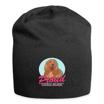Cocker Spaniel Mom Cocker Spaniels Gift - Jersey Beanie - black - Front