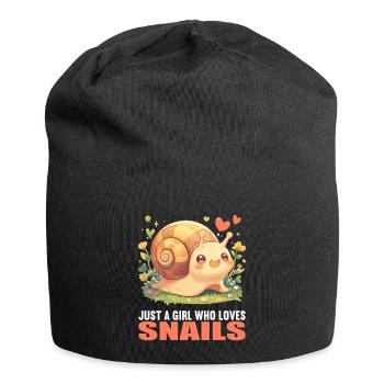 Escargots Escargot - Bonnet en jersey - noir - Devant