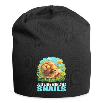 Escargots Escargot - Bonnet en jersey - noir - Devant