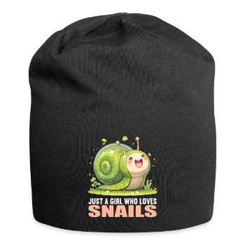 Escargots Escargot - Bonnet en jersey - noir - Devant