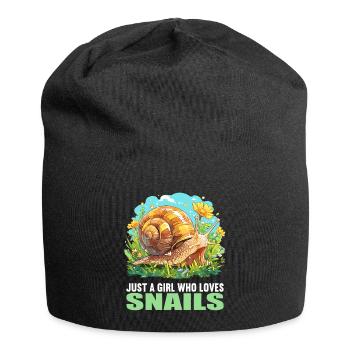 Escargots Escargot - Bonnet en jersey - noir - Devant