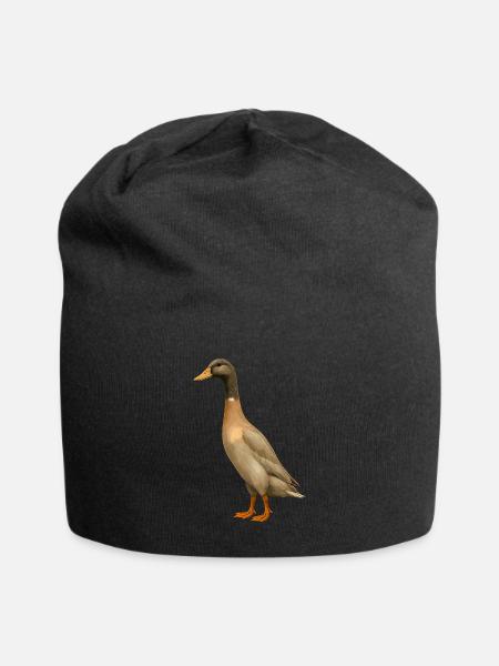 Indische Laufenten Entenzucht Süßes Laufenten - Jersey-Beanie - Schwarz