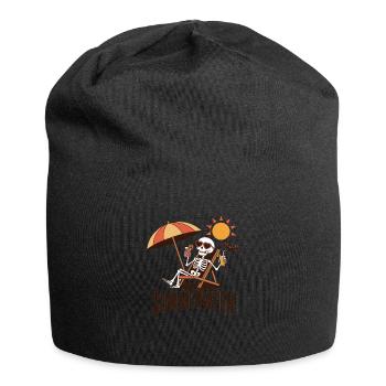 Summerween Halloween Skelett - Jersey-Beanie - Schwarz - Vorne