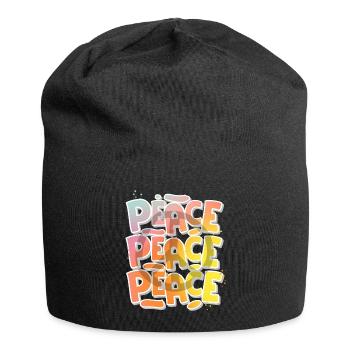 Peace - Jersey Beanie - black - Front